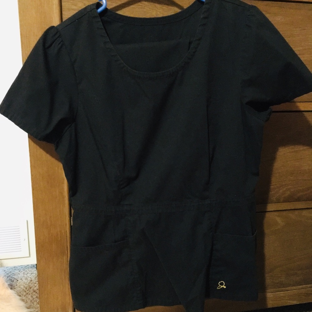 jaanuu scrub set black size medium